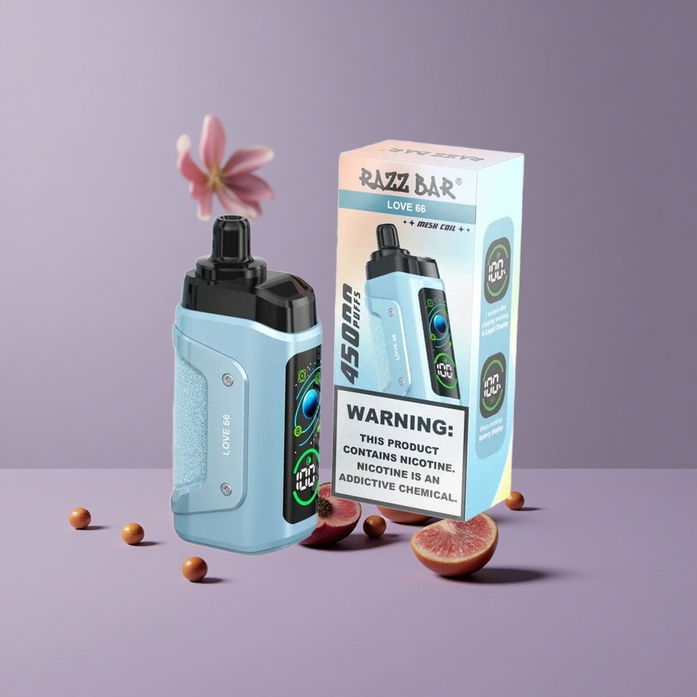 Razz Bar 45000 Puffs Egyhasználatos Vape Love 66 (Málna)