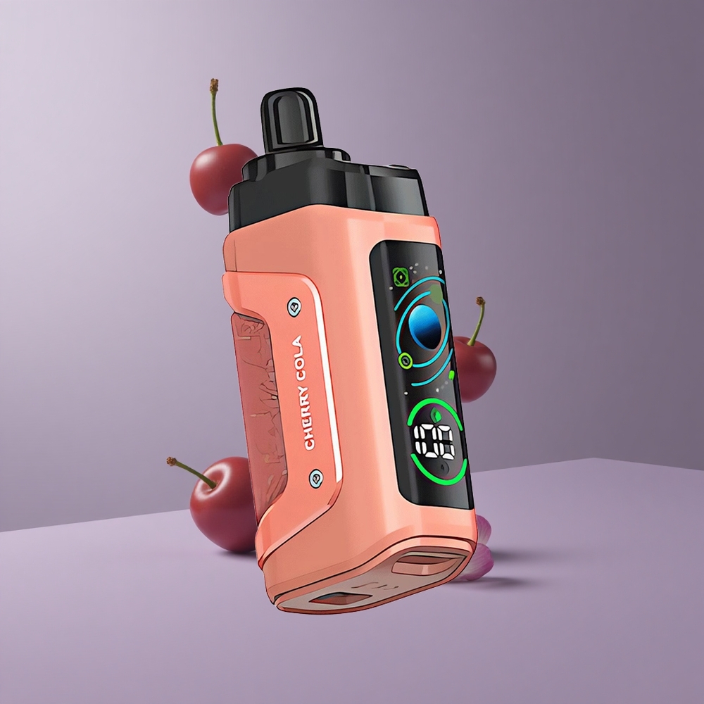 Razz Bar 45000 Puffs Egyszer Használatos Vape Meggy Kóla és Beállítható Légáramlás Razz Bar 45000 Puffs Egyszer Használatos Vape Meggy Kóla és Beállítható Légáramlás