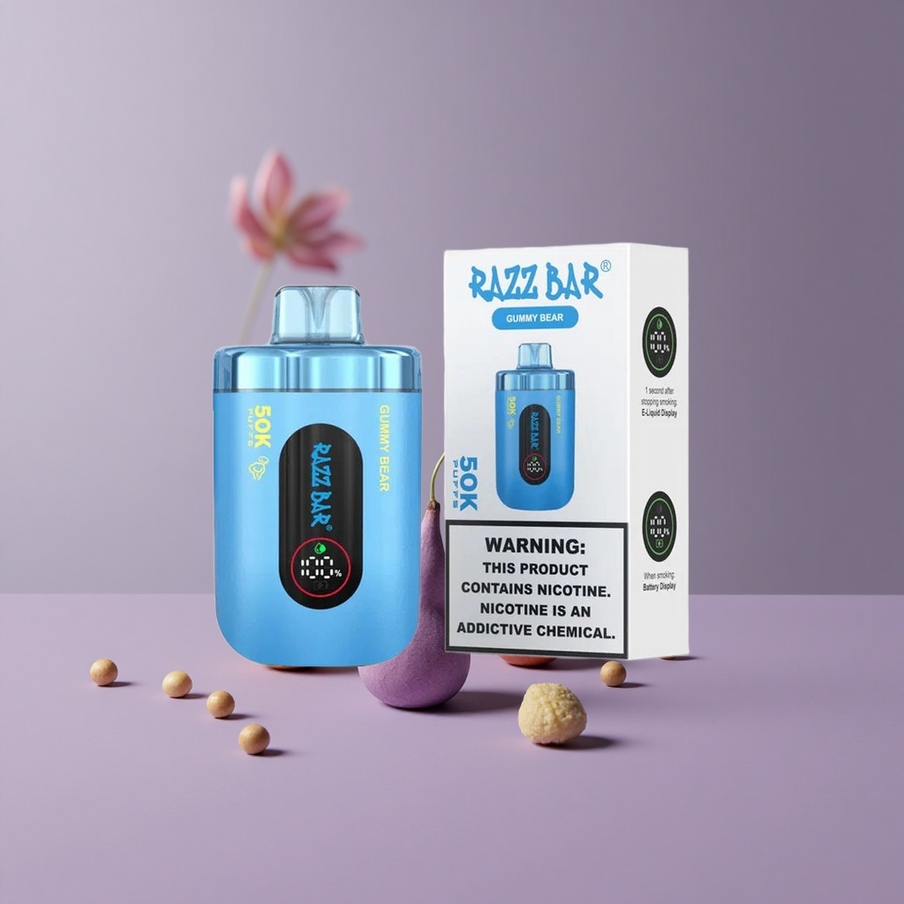 Razz Bar 50K Puffs Eldobható Vape Málna Medve (50000 Füst) Razz Bar 50K Puffs Eldobható Vape Málna Medve (50000 Füst)