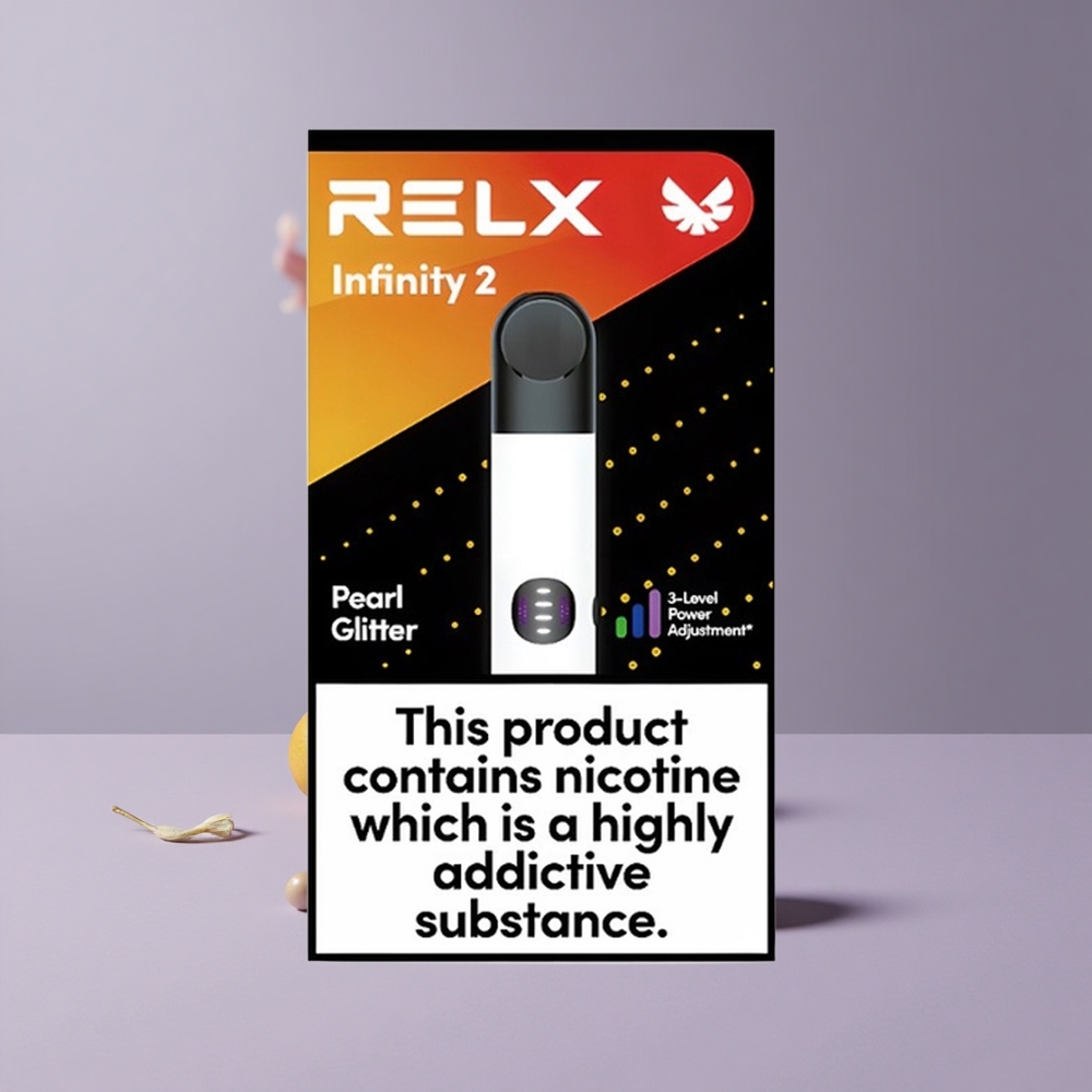 RELX Infinity 2 Vape Eszköz – 1,9 ml Tartály és 600-650 Füst Gyöngypor