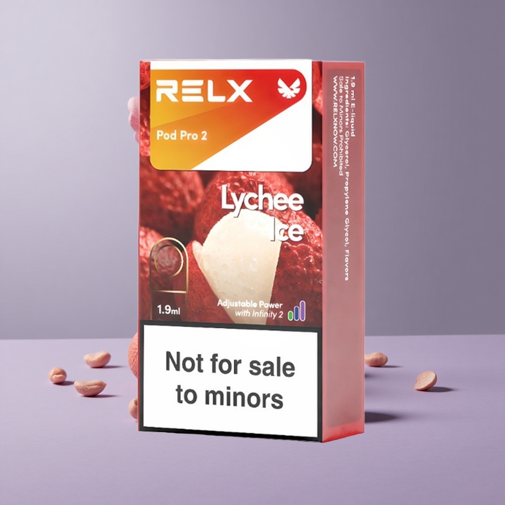 RELX Pod Pro 2 0% Nikotin – 600 Puffs – Licsi Jég RELX Pod Pro 2 0% Nikotin – 600 Puffs – Licsi Jég