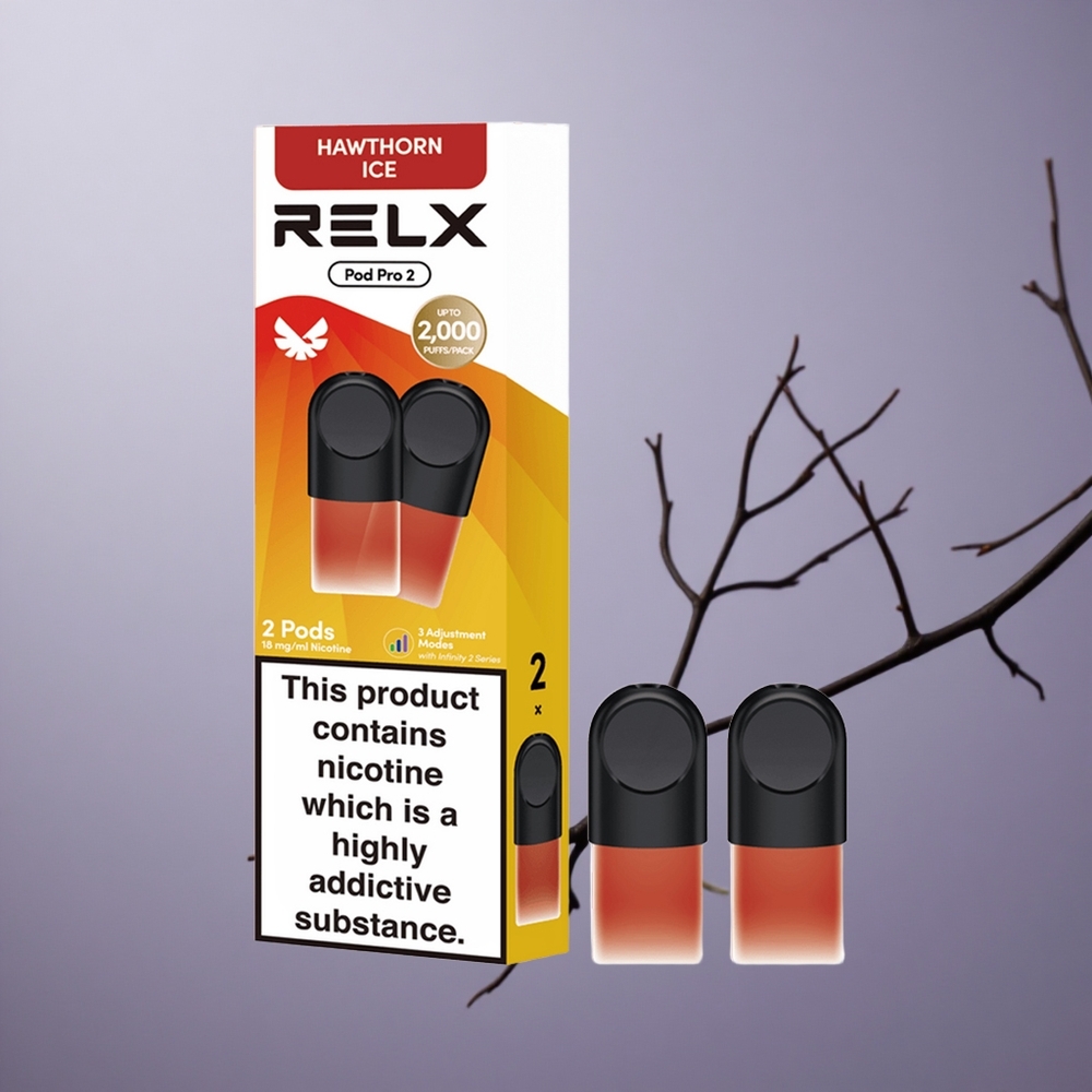 RELX Pod Pro 2 1,8% Nikotin és 600 Puffs Hawthorn Jég