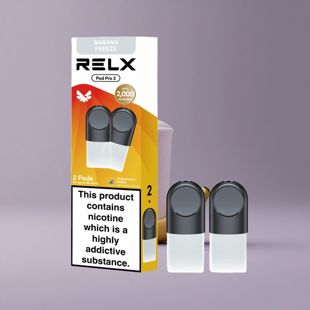RELX Pod Pro 2 1,9ml Kapacitású Desszert-Banán Fagy