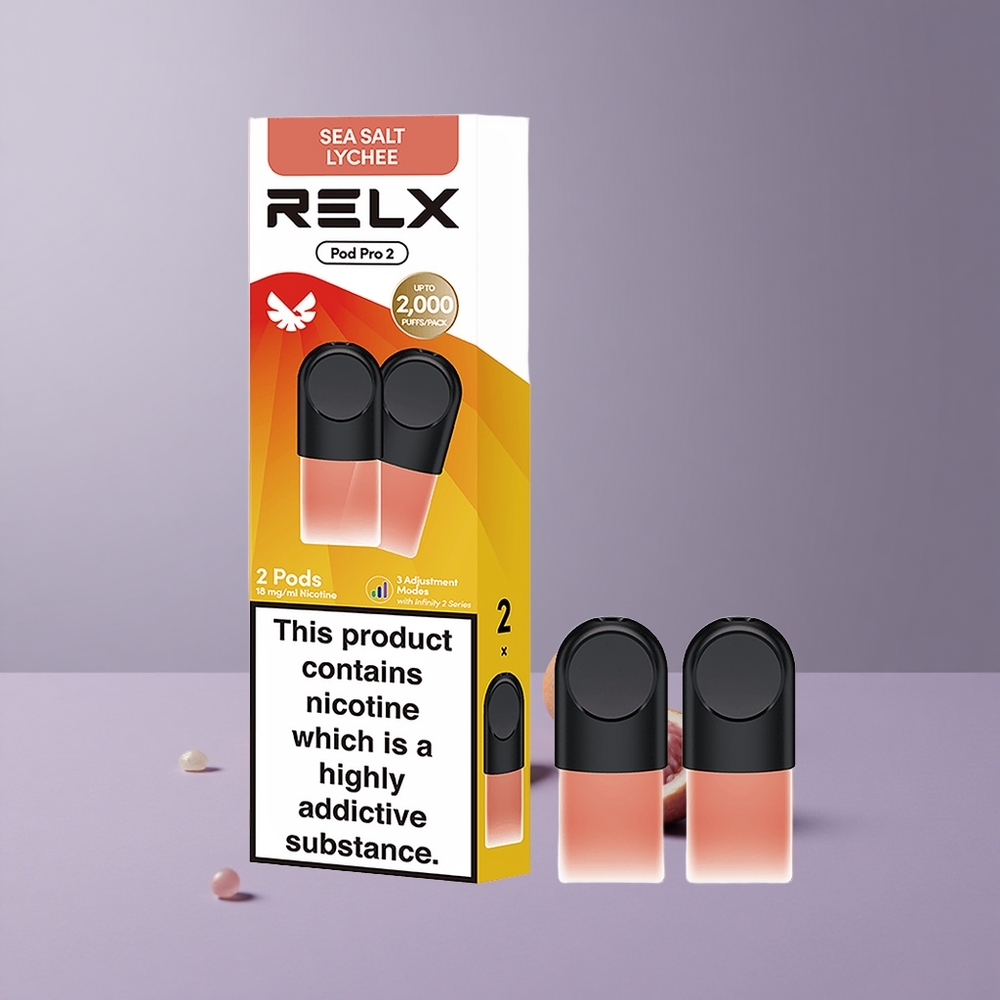 RELX Pod Pro 2 1,9ml Tengeri só Licsi