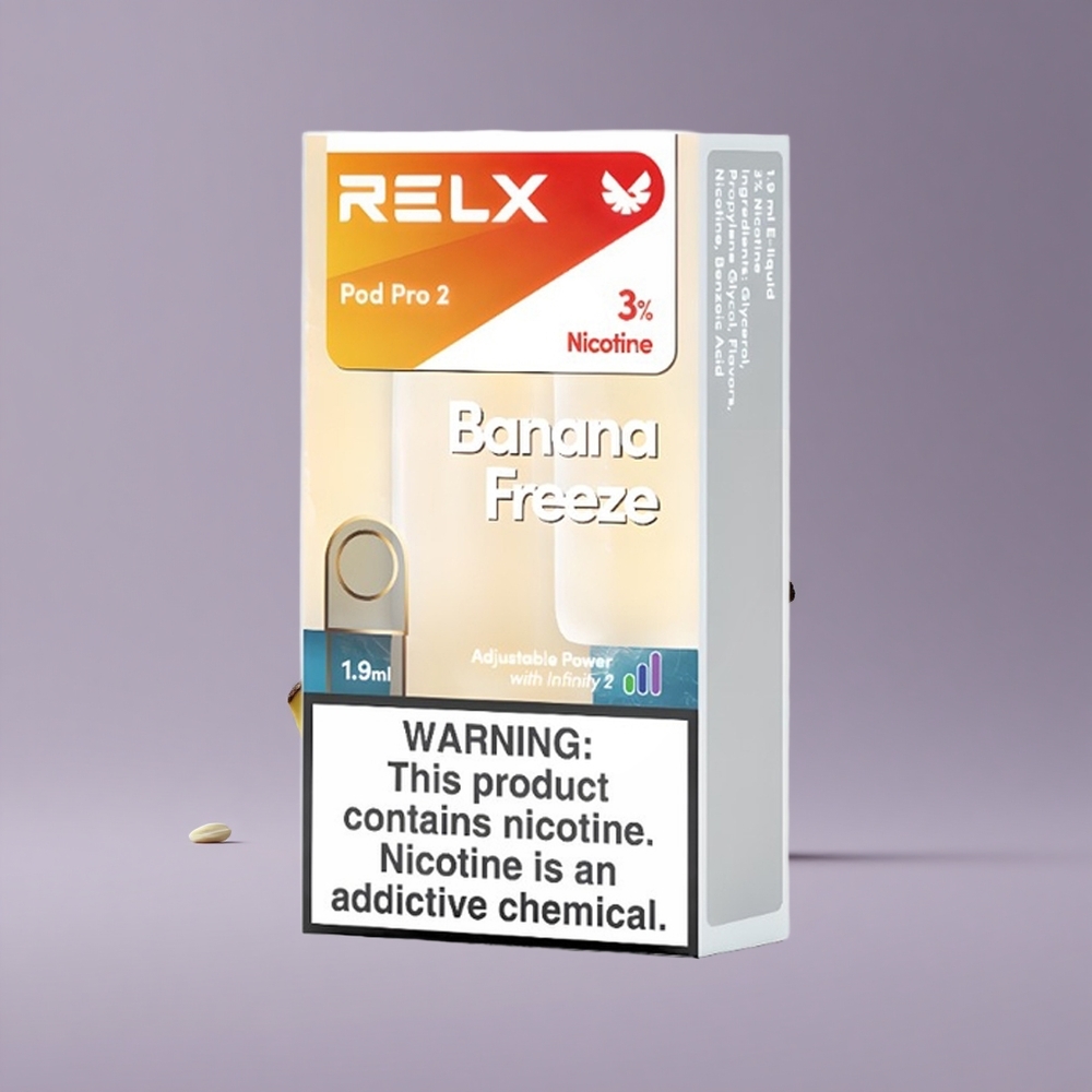 RELX Pod Pro 2 Banán Fagy (3% Nikotin, 600 löket)
